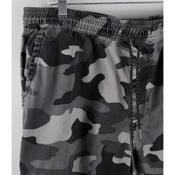 Urban Pipeline Pants Mens Large Gray Camo Cargo Joggers Elastic Waist (34x29) - Picture 3 of 9